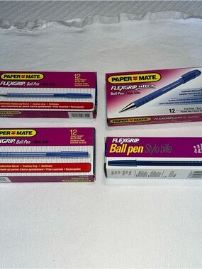 Lot of FlexGrip Ultra Blue/black Ballpoint Pens